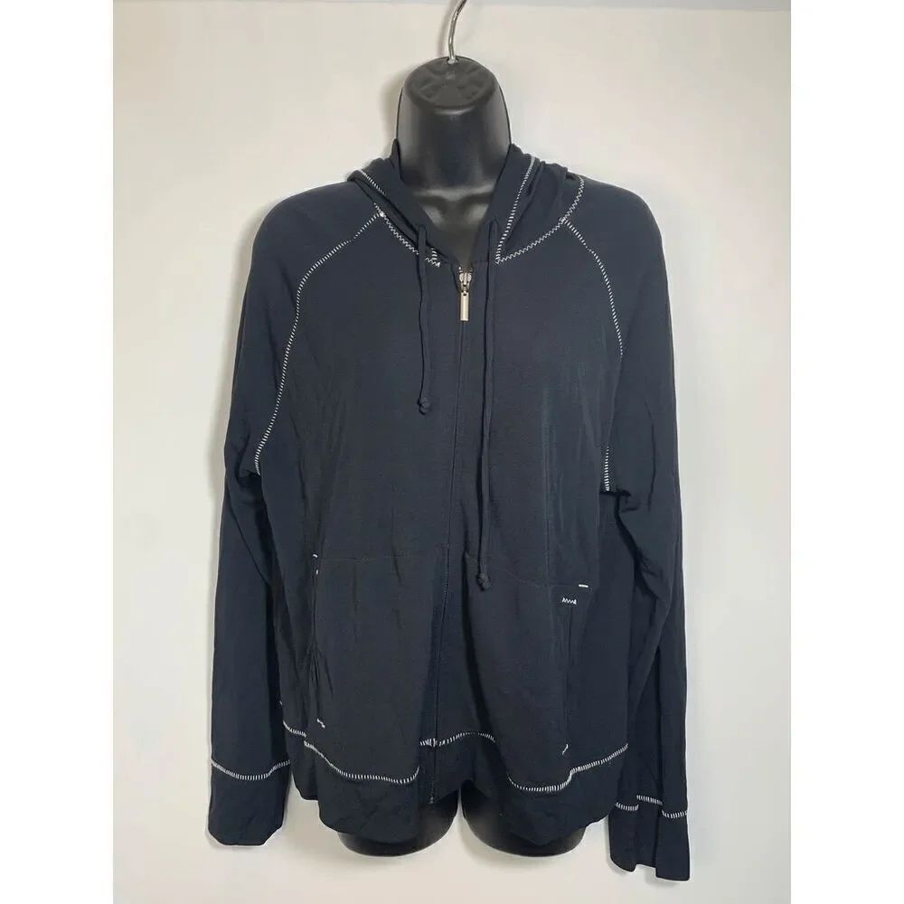 J Jill Full Zipper Athletic Hoodie Jacket